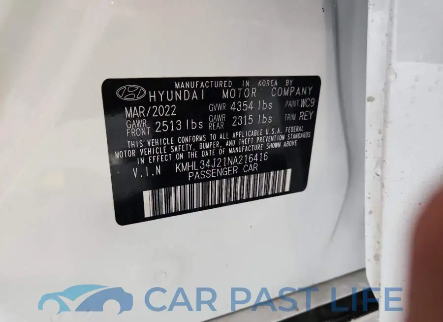 KMHL34J21NA216416# 12
