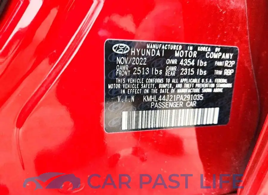 KMHL44J21PA291035# 12
