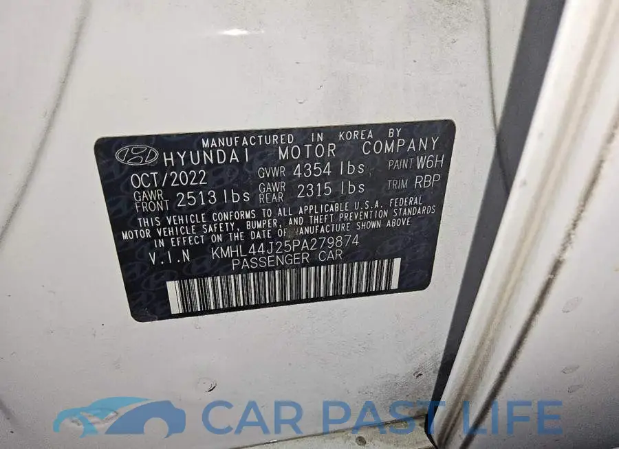 KMHL44J25PA279874# 13
