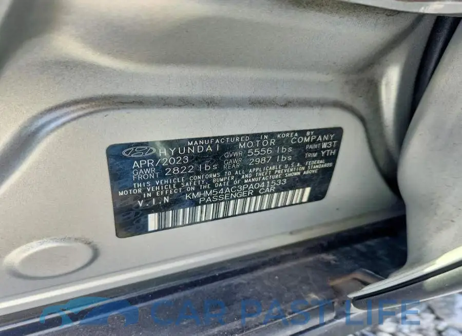 KMHM54AC3PA041533# 12