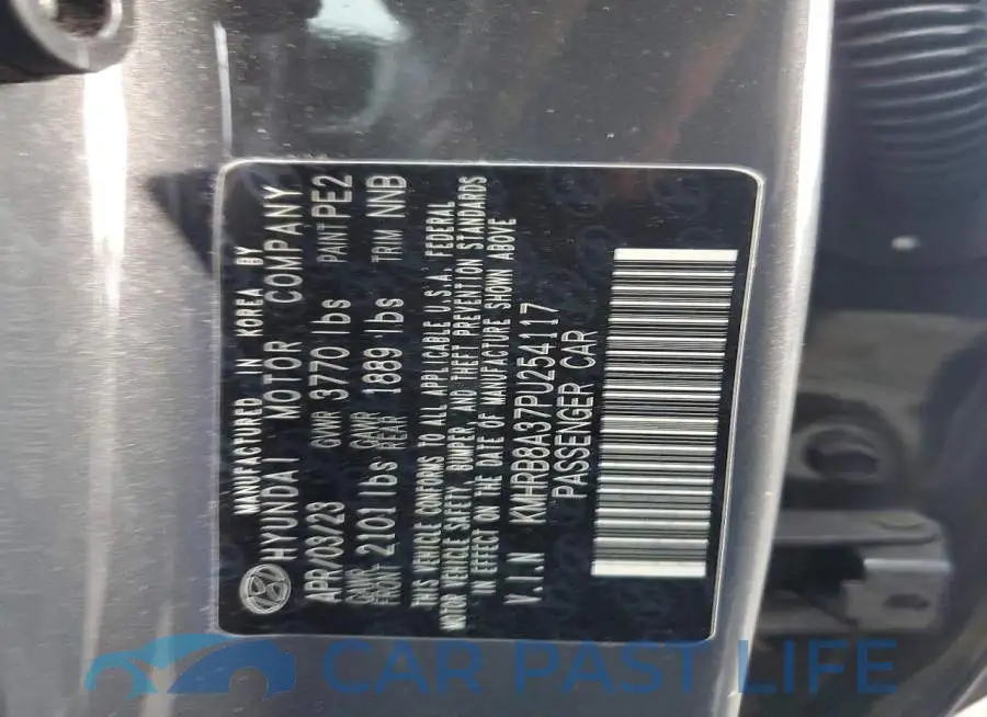 KMHRB8A37PU254117# 13