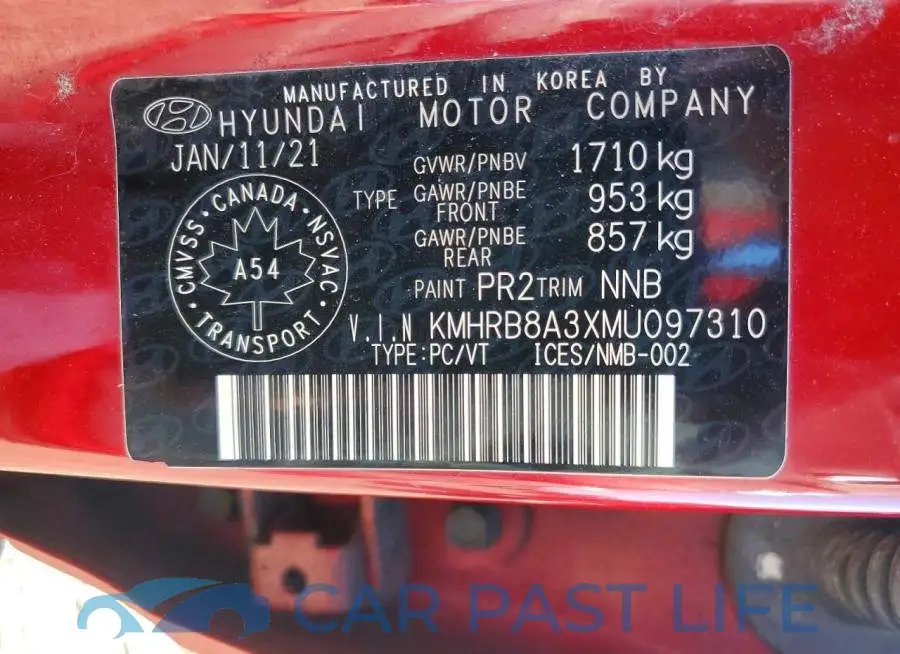 KMHRB8A3XMU097310# 14