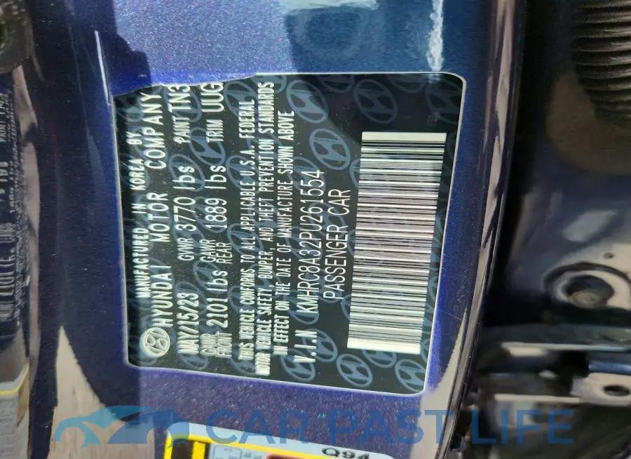 KMHRC8A32PU261554# 12