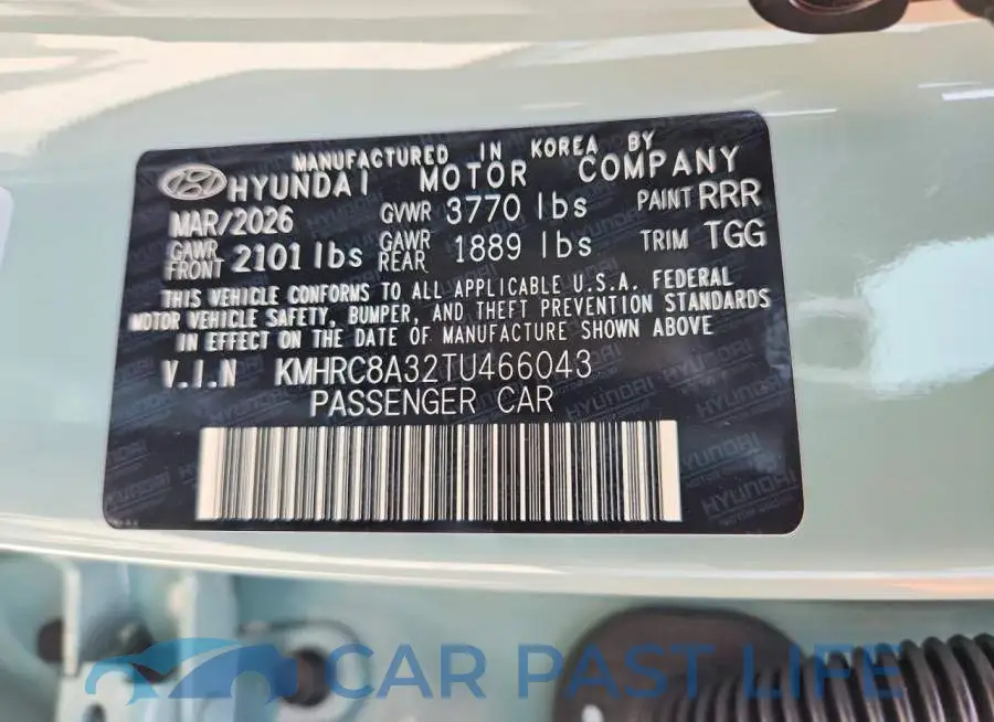 KMHRC8A32TU466043# 13