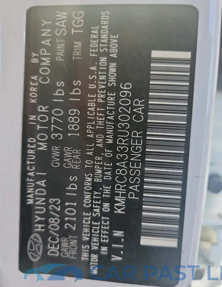 KMHRC8A33RU302096# 14