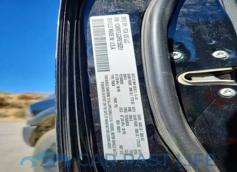 1C6RR7LG3RS156251# 12