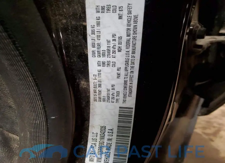 1C6RRFBG1NN342035# 12