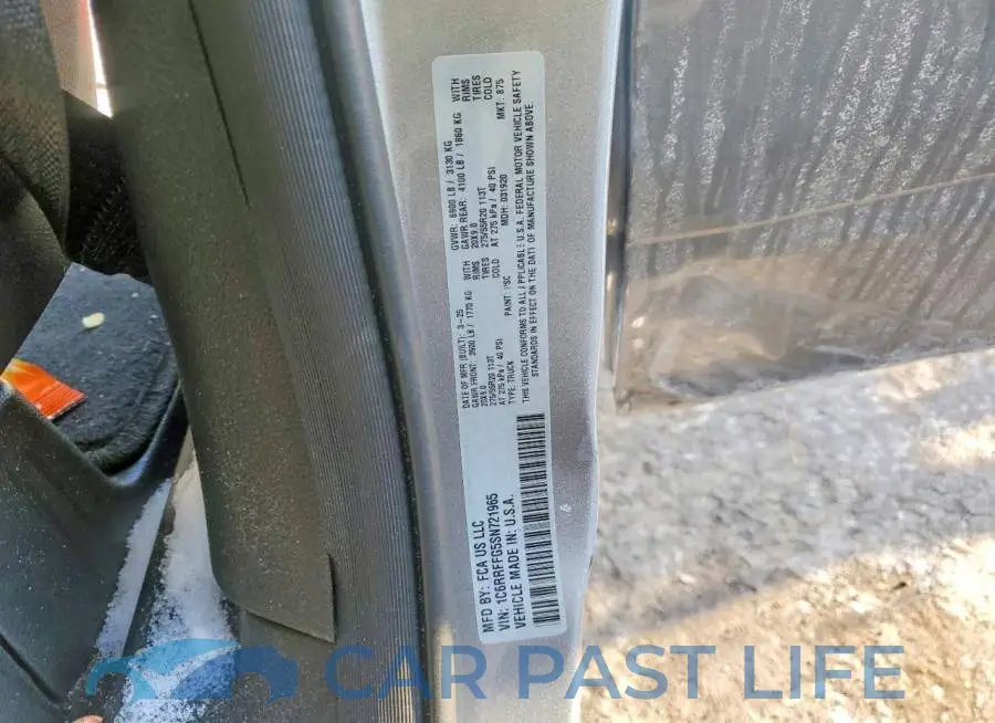 1C6RRFFG5SN721965# 12