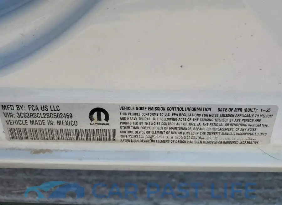 3C63R5CL2SG502469# 12