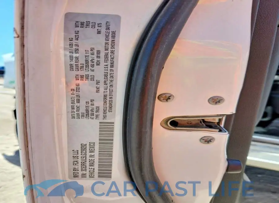 3C63RRJL5LG239292# 12