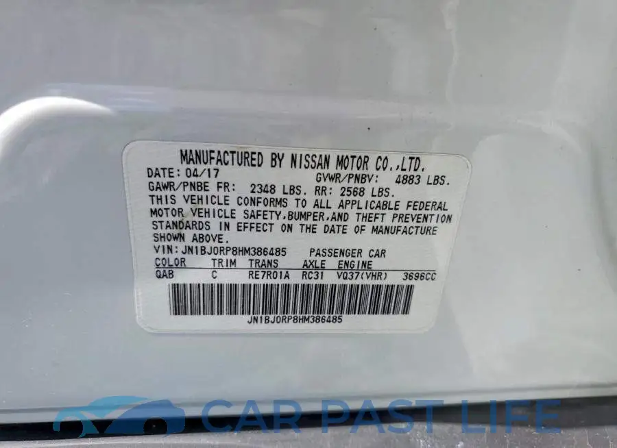 JN1BJ0RP8HM386485# 13
