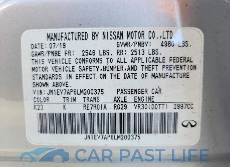 JN1EV7AP6LM200375# 12