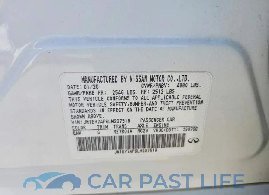 JN1EV7AP6LM207519# 12