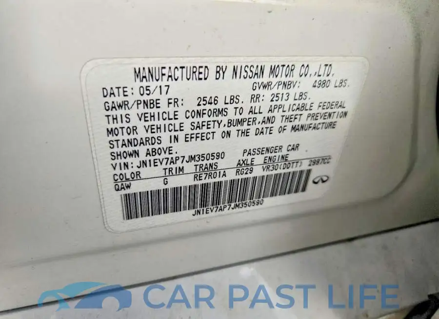 JN1EV7AP7JM350590# 12