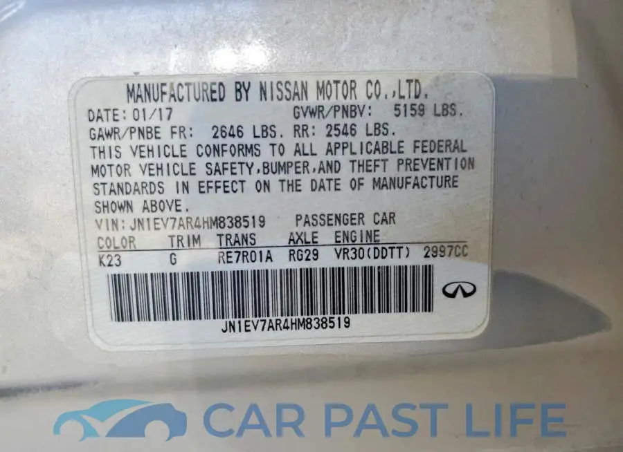 JN1EV7AR4HM838519# 12