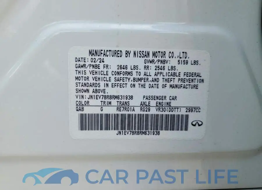 JN1EV7BR8RM631938# 12