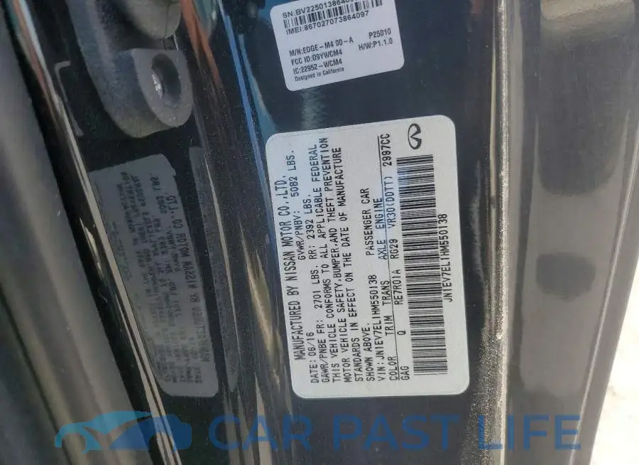 JN1EV7EL1HM550138# 12