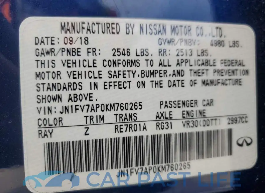JN1FV7AP0KM760265# 13