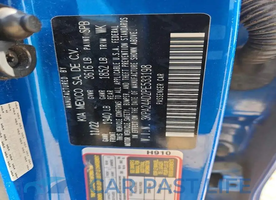 3KPA24AD2PE533198# 13