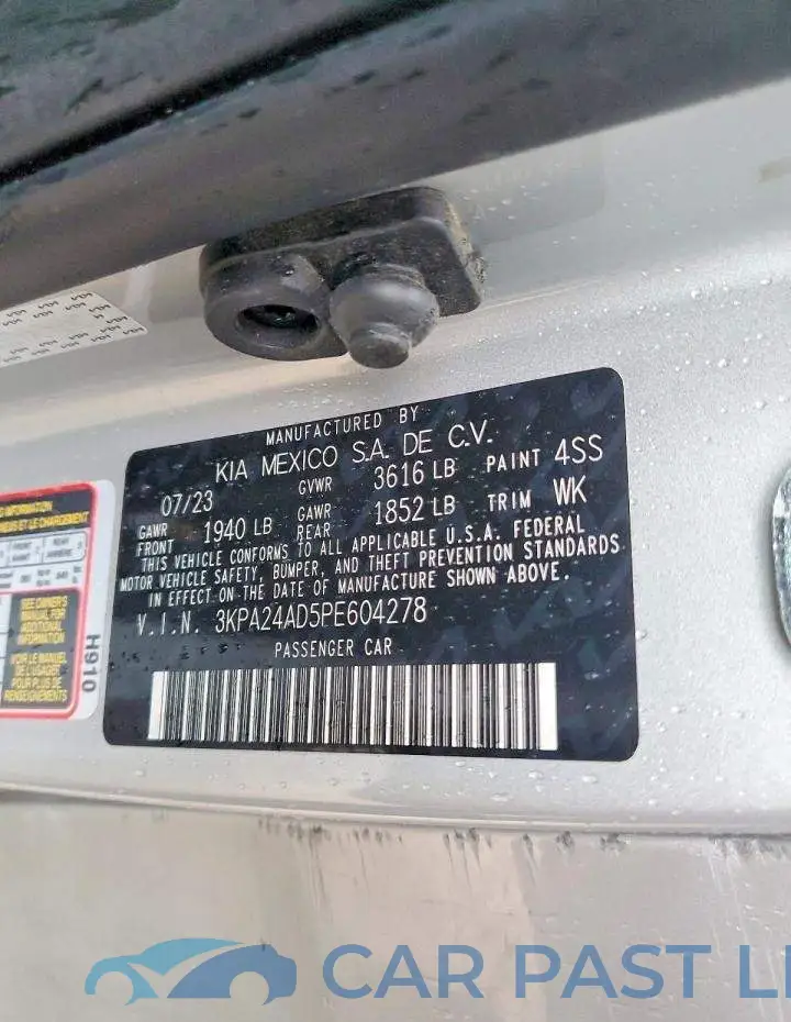 3KPA24AD5PE604278# 12