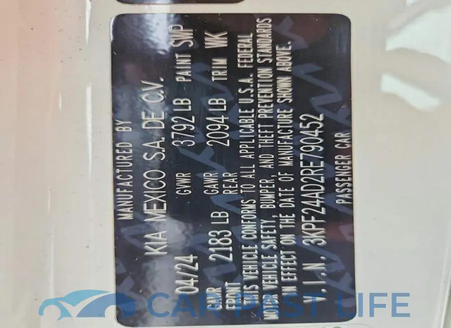 3KPF24AD2RE790452# 12