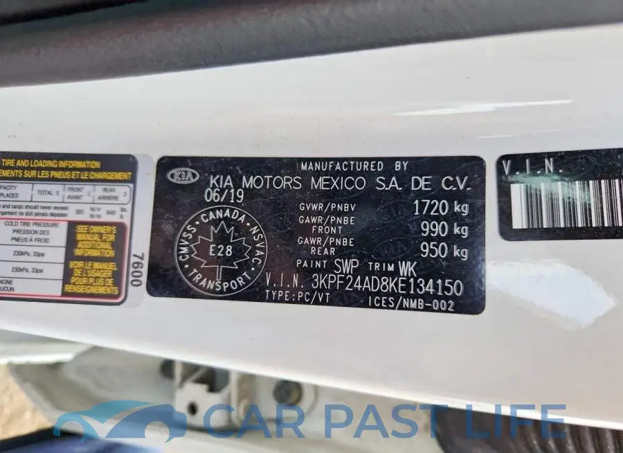3KPF24AD8KE134150# 13