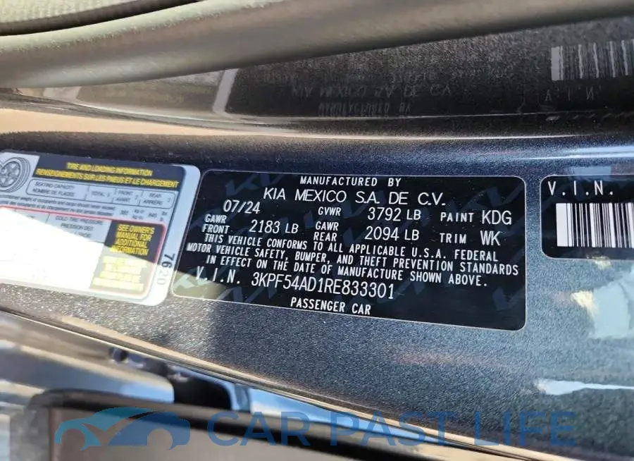 3KPF54AD1RE833301# 12