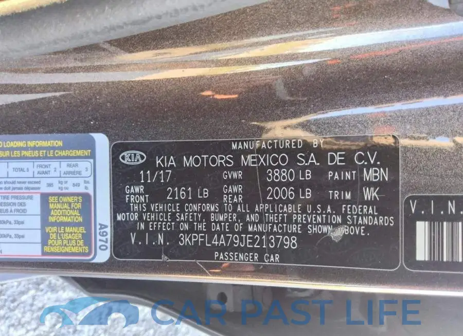 3KPFL4A79JE213798# 13