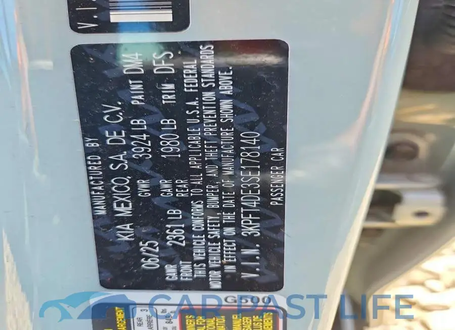 3KPFT4DE3SE178140# 12