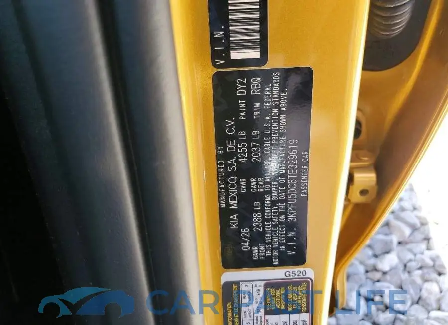 3KPFU5DC6TE329619# 13