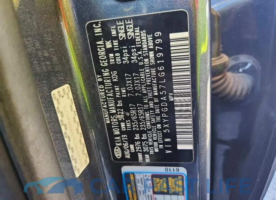 5XYPGDA57LG619799# 12