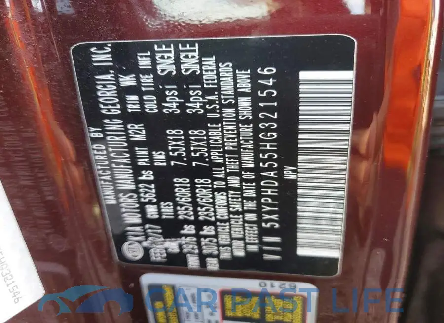 5XYPHDA55HG321546# 13