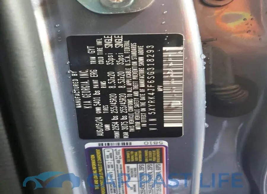 5XYRK4JF6SG318293# 12