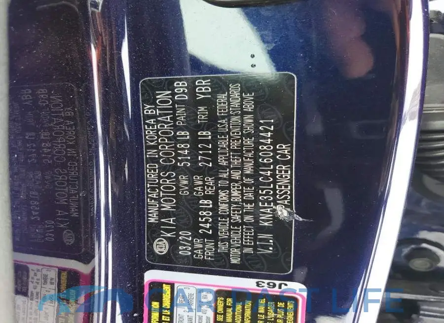 KNAE35LC4L6084421# 13
