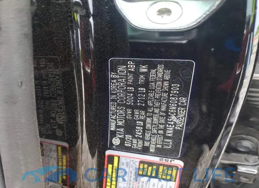 KNAE45LC6M6087903# 12