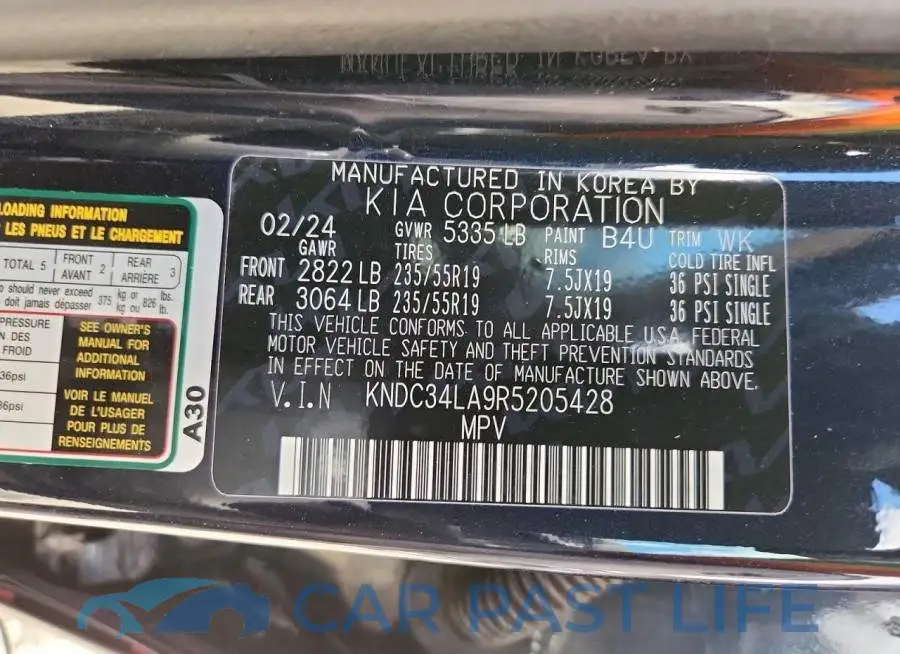 KNDC34LA9R5205428# 12