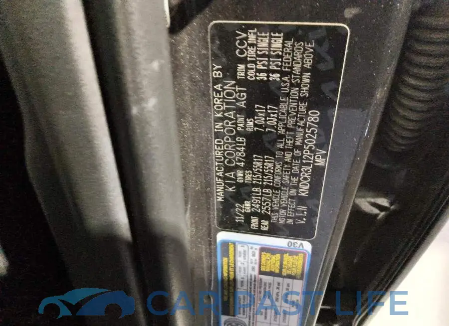 KNDCR3L12P5025780# 12