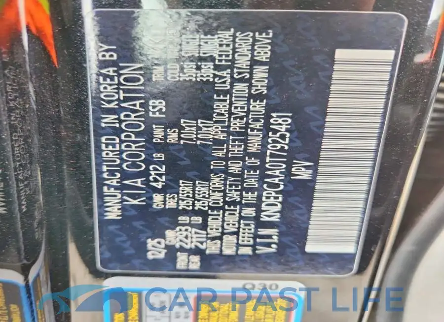KNDEPCAA0T7925481# 13