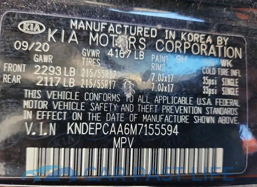 KNDEPCAA6M7155594# 13