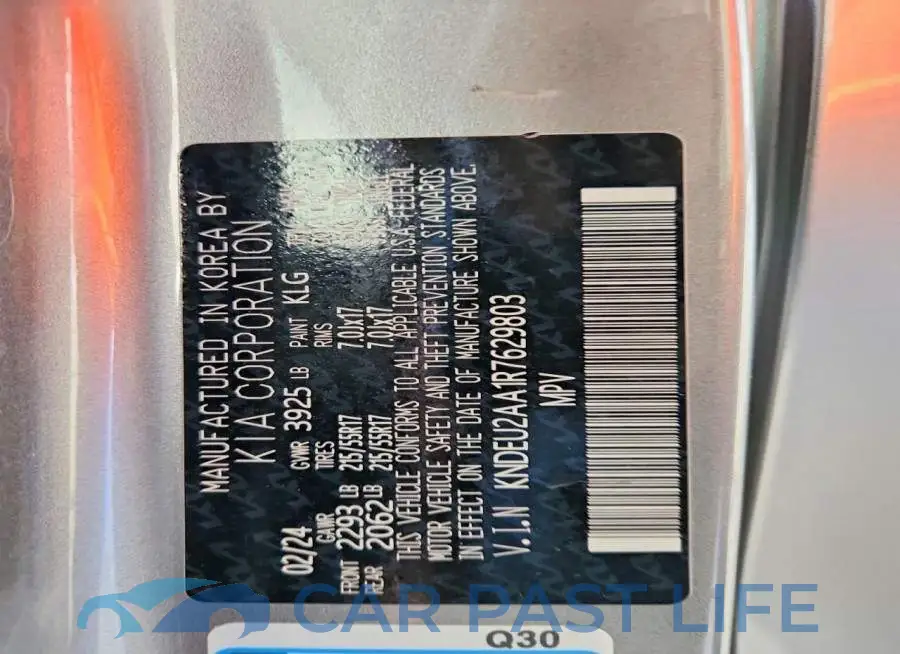 KNDEU2AA1R7629803# 14