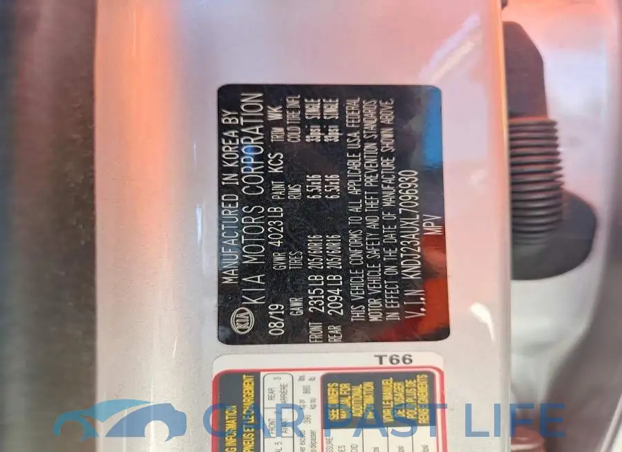 KNDJ23AUXL7096930# 13