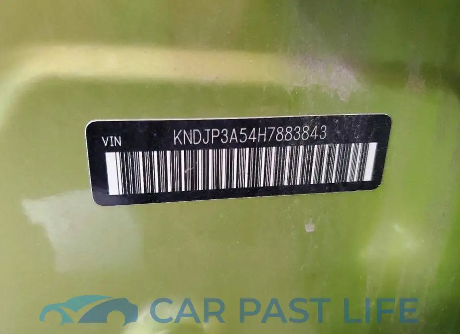 KNDJP3A54H7883843# 12