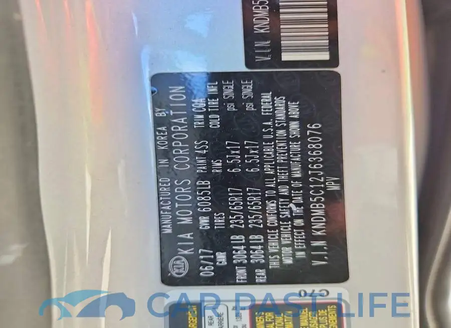 KNDMB5C12J6368076# 13