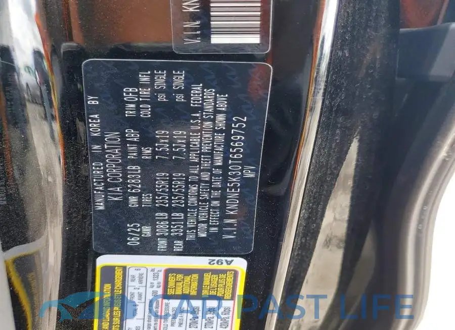 KNDNE5K30T6569752# 13