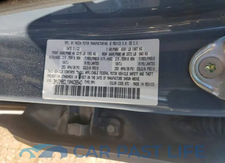 3MVDMBCL1NM406640# 13