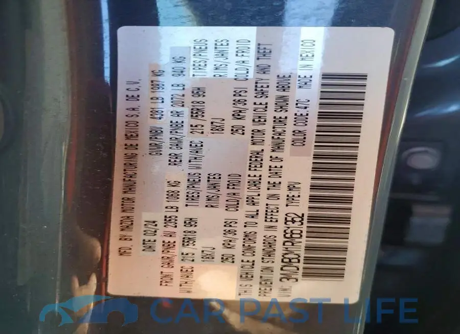 3MVDMBCM1RM661352# 14