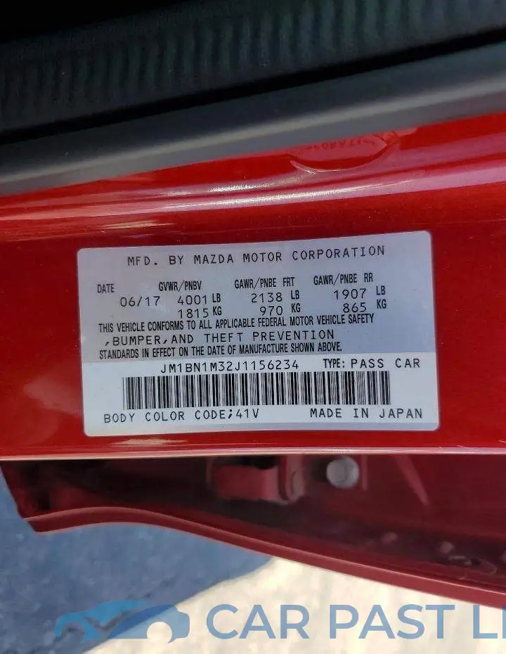 JM1BN1M32J1156234# 12