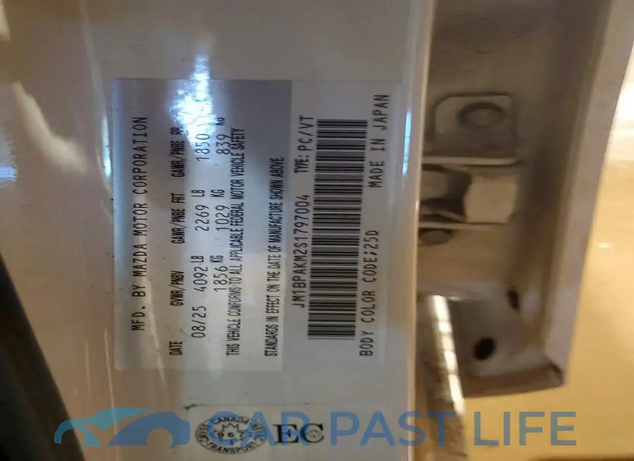JM1BPAKM2S1797004# 12