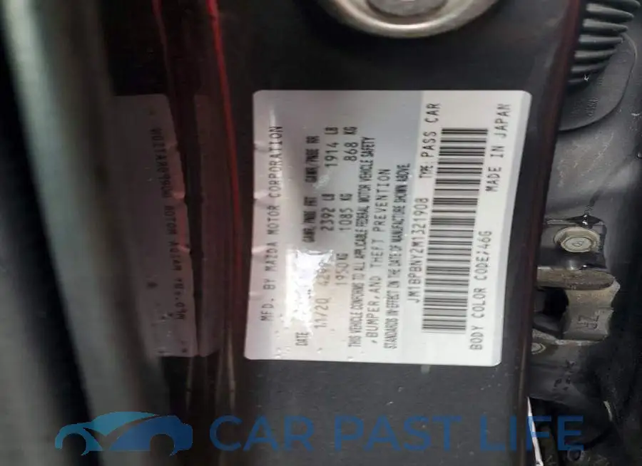 JM1BPBNY2M1321908# 12