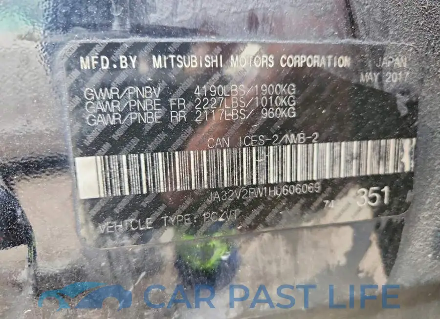 JA32V2FW1HU606069# 12